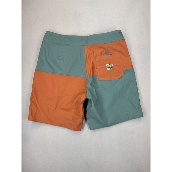 Howler Brothers Men’s Buchannon Boardshorts Aqua / Coral Size 30 NWT - Picture 4 of 6
